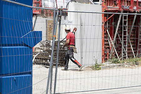 L'activité des chantiers reprend chaque semaine un peu plus. (©Catherine Schröder/Unistra)