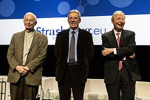 Avoir quatre prix Nobel en activité : un succès  dont toute la communauté strasbourgeoise  peut être fière.