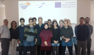 Le premier groupe d'étudiants égyptiens et marocains accueillis à l'Unistra.