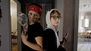 Louise et Vincent sont les acteurs principaux - et les héros - du court-métrage Cap ou pas cap. Crédit : DR.