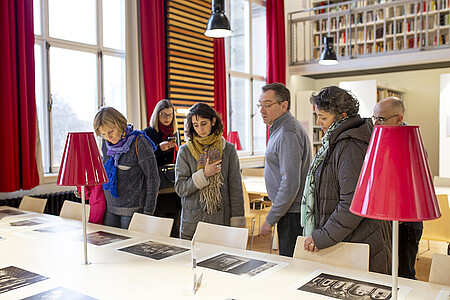 Cette année, des visites étaient proposées aux invités : bibliothèque des sciences historiques, Palais universitaire et musée Adolf-Michaelis.