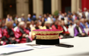Cérémonie de remise des diplômes de doctorat au Palais universitaire en 2015.