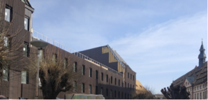 Dernière ligne droite pour l’école avant son  emménagement dans les nouveaux locaux du  Cardo, à la rentrée 2019. Crédit : Sciences po  Strasbourg
